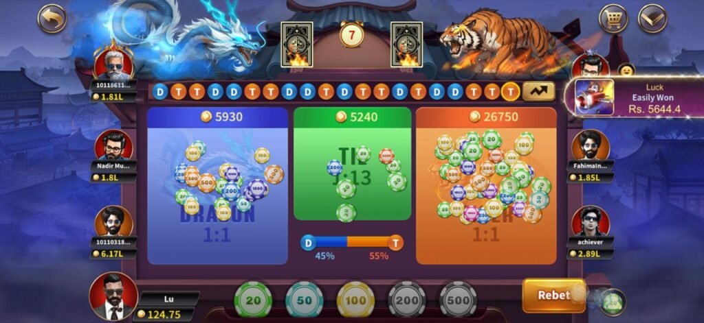 dragon tiger royal casino game tips trick